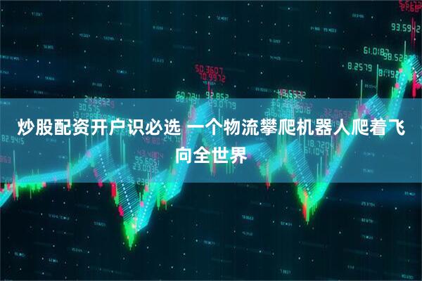 炒股配资开户识必选 一个物流攀爬机器人爬着飞向全世界